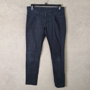 Levis Jeans Womens‎ 2 Black 531 Low Skinny Low Rise Denim Stretch